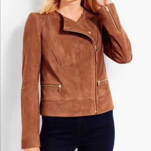 Suede Moto Jacket